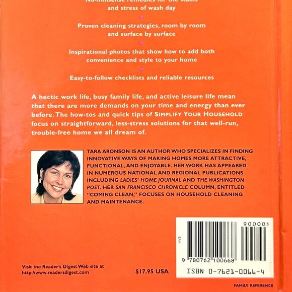 SIMPLIFY YOUR HOUSEHOLD How to Make Your home work with LESS HOUSEWORK HC BOOK - Picture 4 of 13